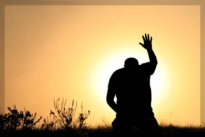 man-with-hand-raised